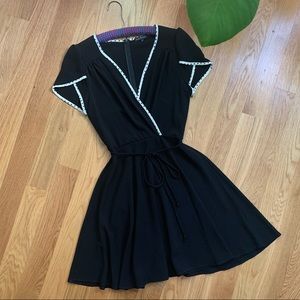 Smak Parlour retro flare wrap dress, size small